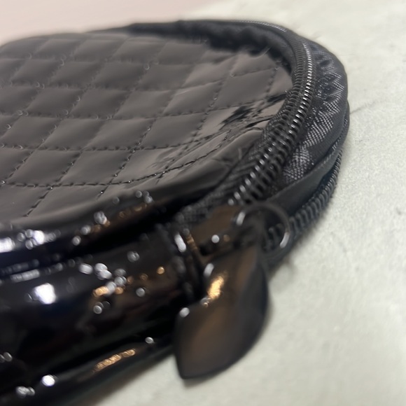 Quilted Black Cosmetic Bag - Picture 4 of 11